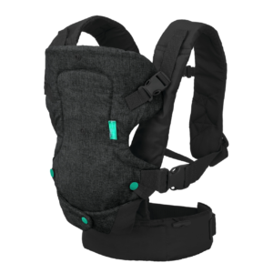 4-in-1 Convertible Baby Carrier, 4-Position, Unisex, 8-32lb, Black